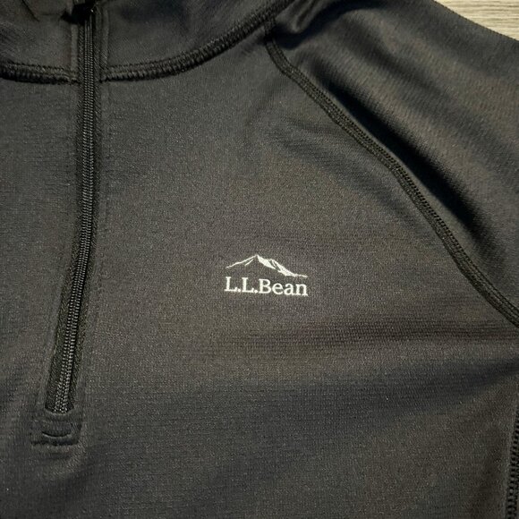 L.L. Bean Women's Midweight Base Layer 1/4 Zip - Picture 5 of 8